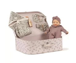 Maleta Vintage "Kit Recién Nacido" Amélie para Muñecos Babies