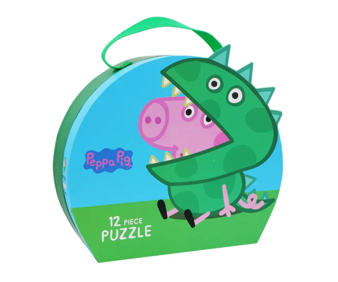 Maletín Puzzle Peppa Pig 12 piezas George