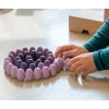 Mandalas Huevos Pequeños Malva