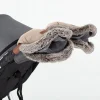 Manoplas Térmicas Impermeables para Carrito Furry Rose Petal