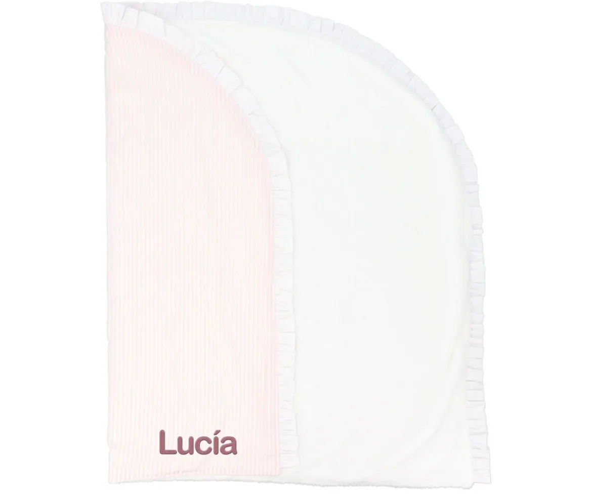 Manta Arrullo Dorset Rosa Personalizable