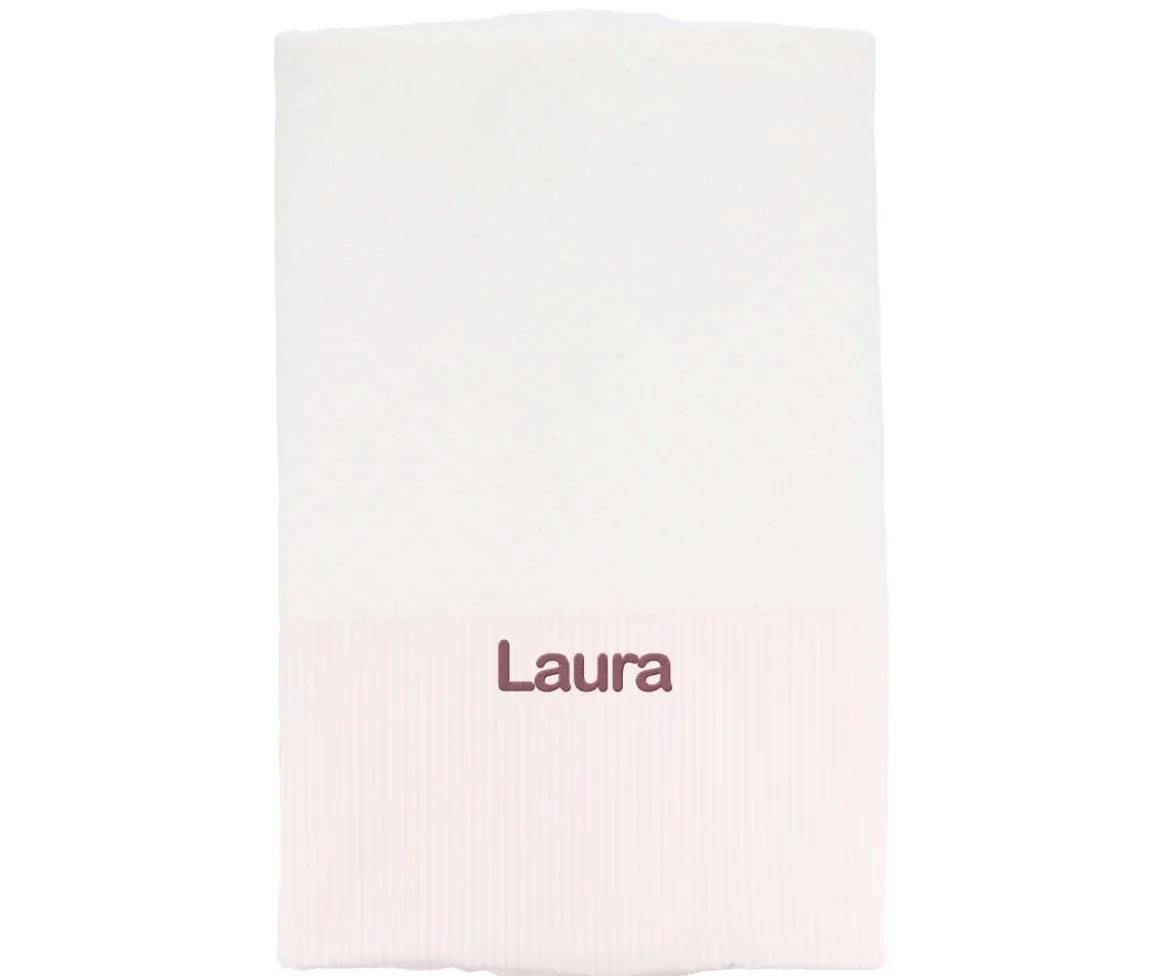 Manta Coralina Dorset Rosa Personalizable