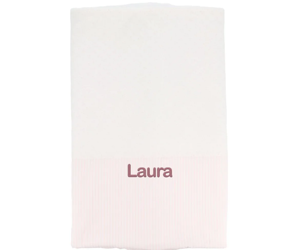 Manta Coralina Dorset Rosa Personalizable