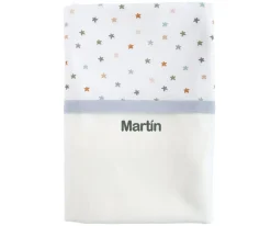 Manta Coralina Little Stars Blue Personalizable