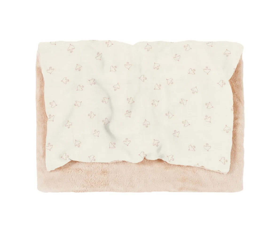 Manta de Invierno Wabi Sabi Brown Hoshi Birds