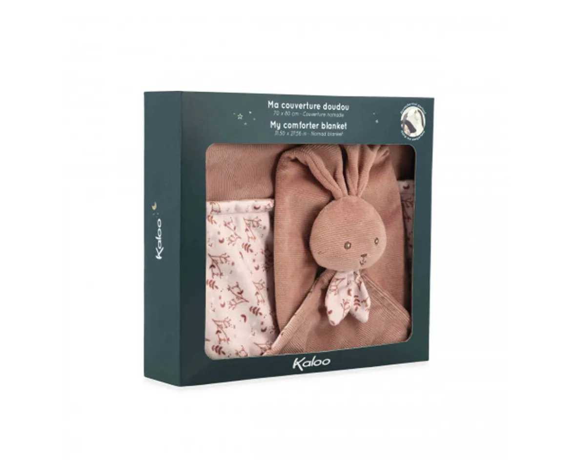 Manta de Peluche Conejito Terracota
