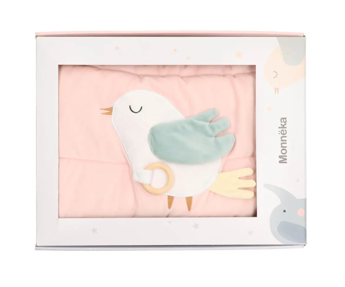 Manta Juegos Monnëka Pink Bird