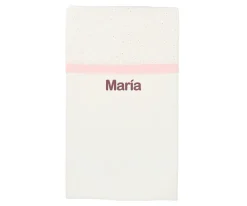 Manta Rainbow Dots Rosa Personalizable