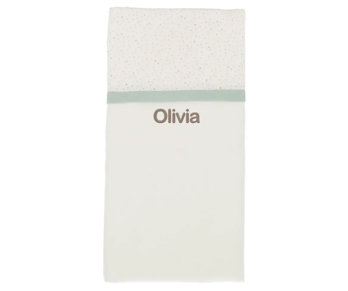 Manta Rainbow Dots Verde Personalizable