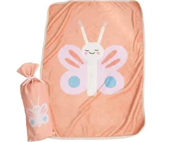 Manta Super Suave Mariposa Personalizable