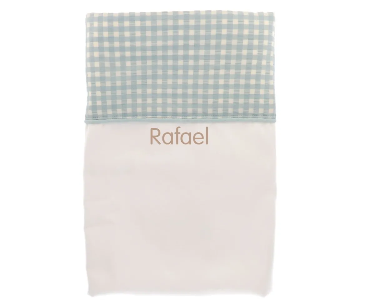 Manta Vichy Verde Personalizable