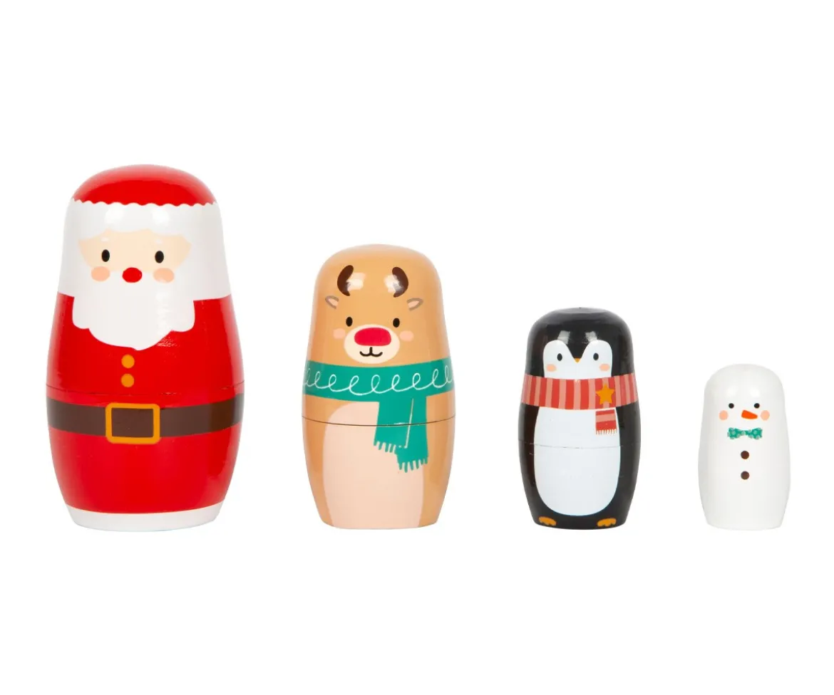 Matrioskas de Navidad