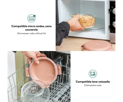 MB Taper Redondo Vidrio Sunny Pink Moka