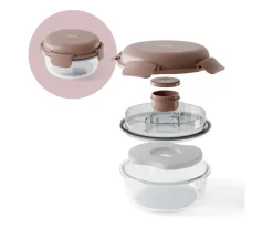 MB Taper Redondo Vidrio Sunny Pink Moka