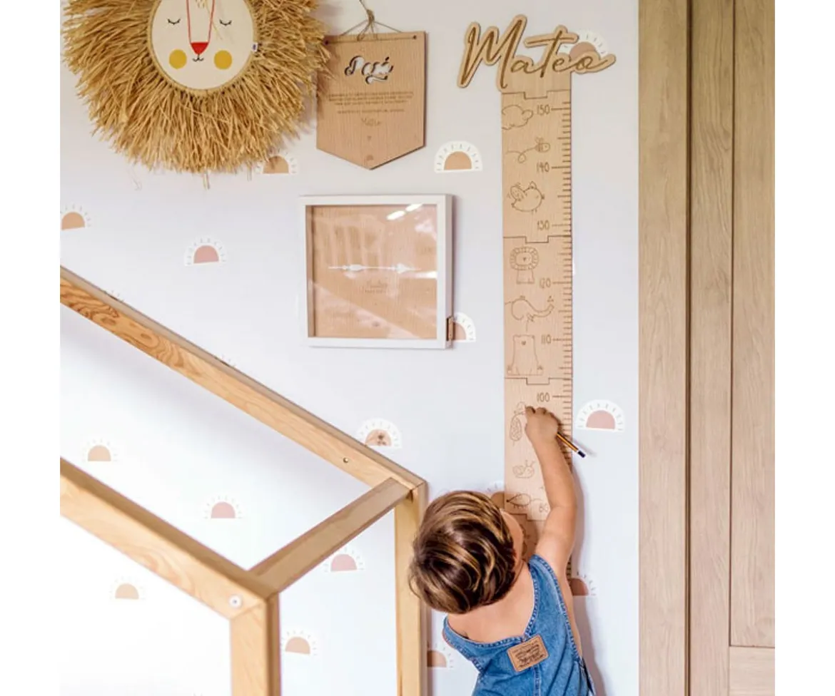 Medidor Altura Puzzle Animales Personalizado