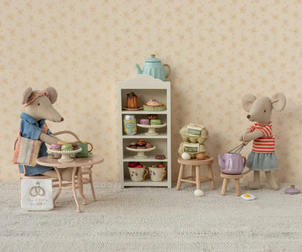 Mesa de Café y Silla Pale Pink
