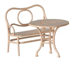 Mesa de Café y Silla Pale Pink