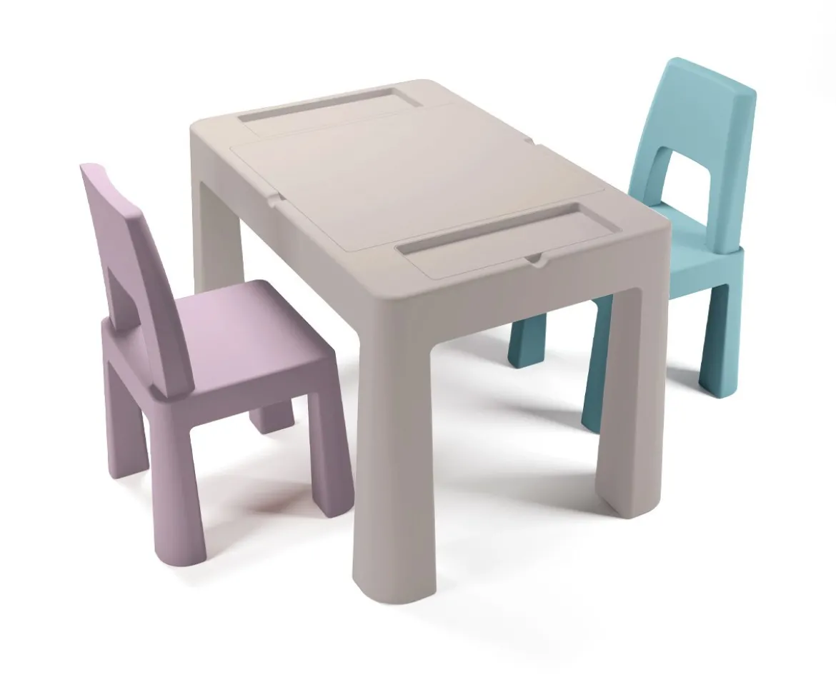 Mesa Multifunción Teggi Stone/Heather/Turquoise