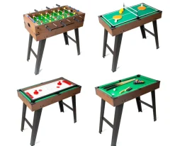 Mesa Multijuego 4 en 1 Woody