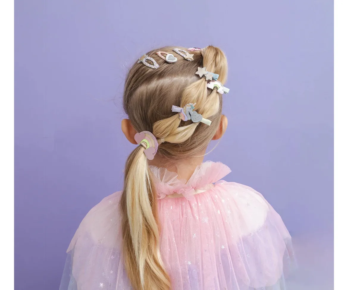 5 Mini Clips Dreamy Unicorn Clic Clacs