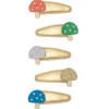 5 Mini Clips Toadstool Mabel