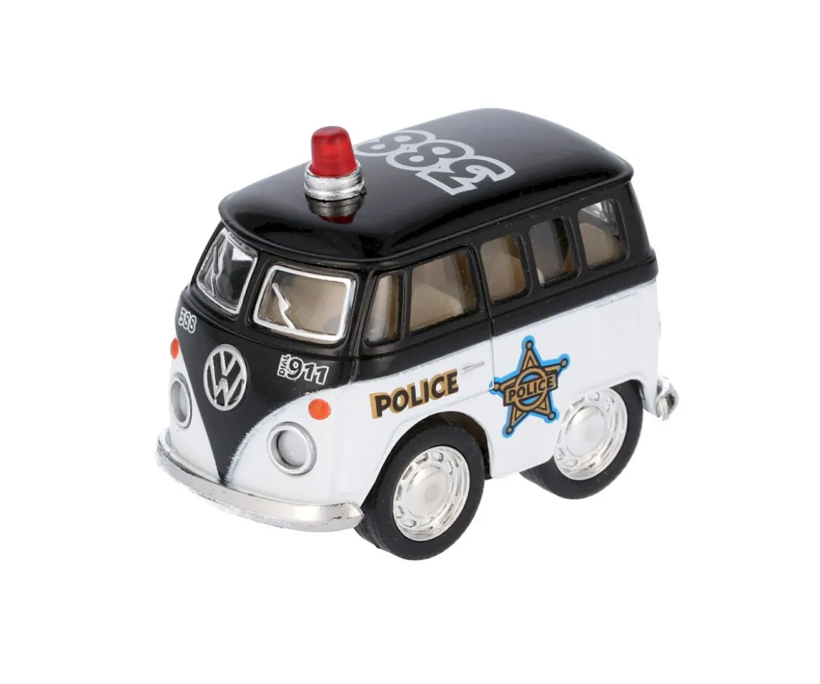 Mini Furgoneta Policia Negra