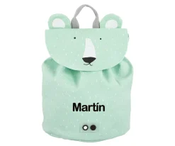 Mini Mochila Mr. Polar Bear con Llavero Personalizado