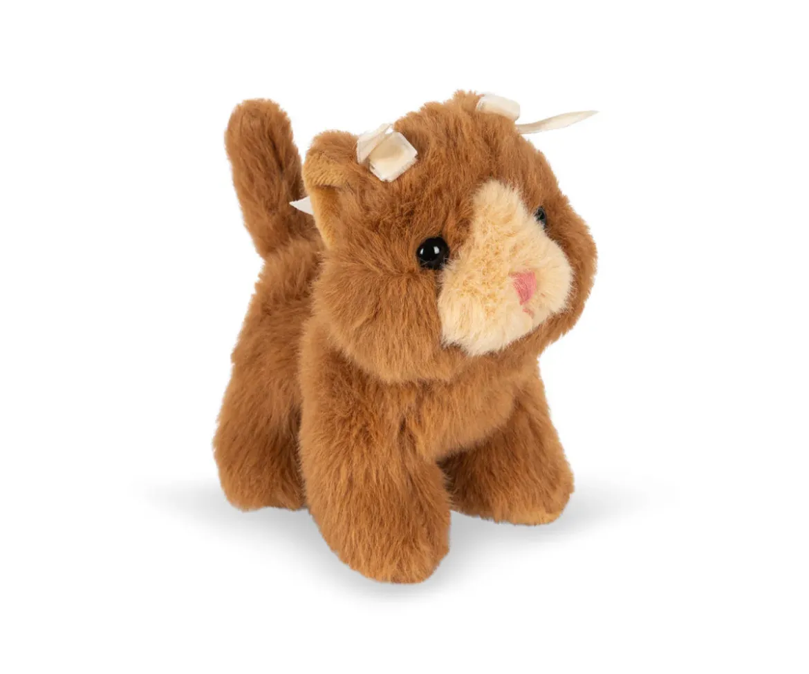 Mini Peluche Baby Animals Brown Cat
