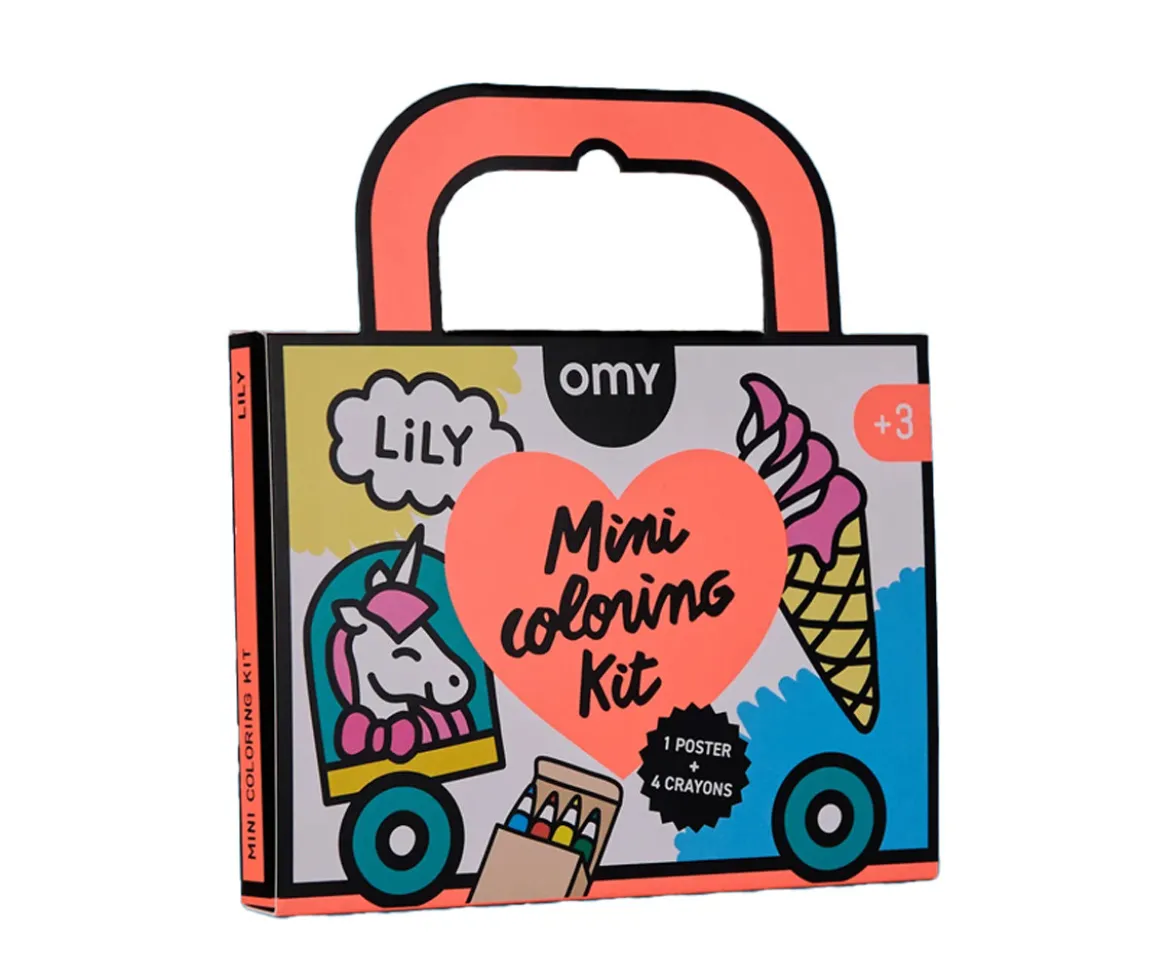 Mini Pocket Omy Unicornio para Colorear