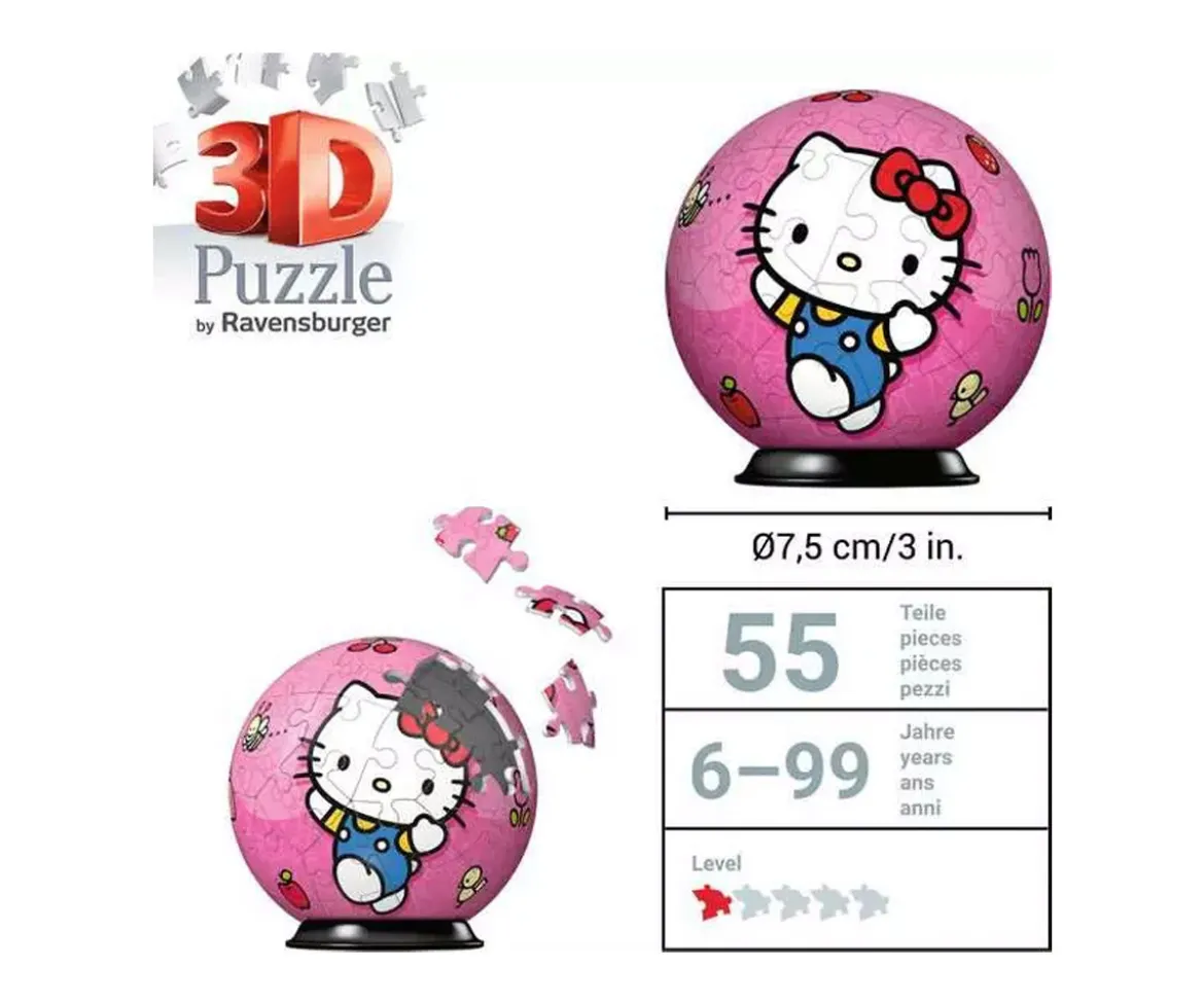 Mini Puzzle 3D Hello Kitty