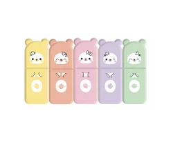 5 Mini Resaltadores Fruits Kawaii