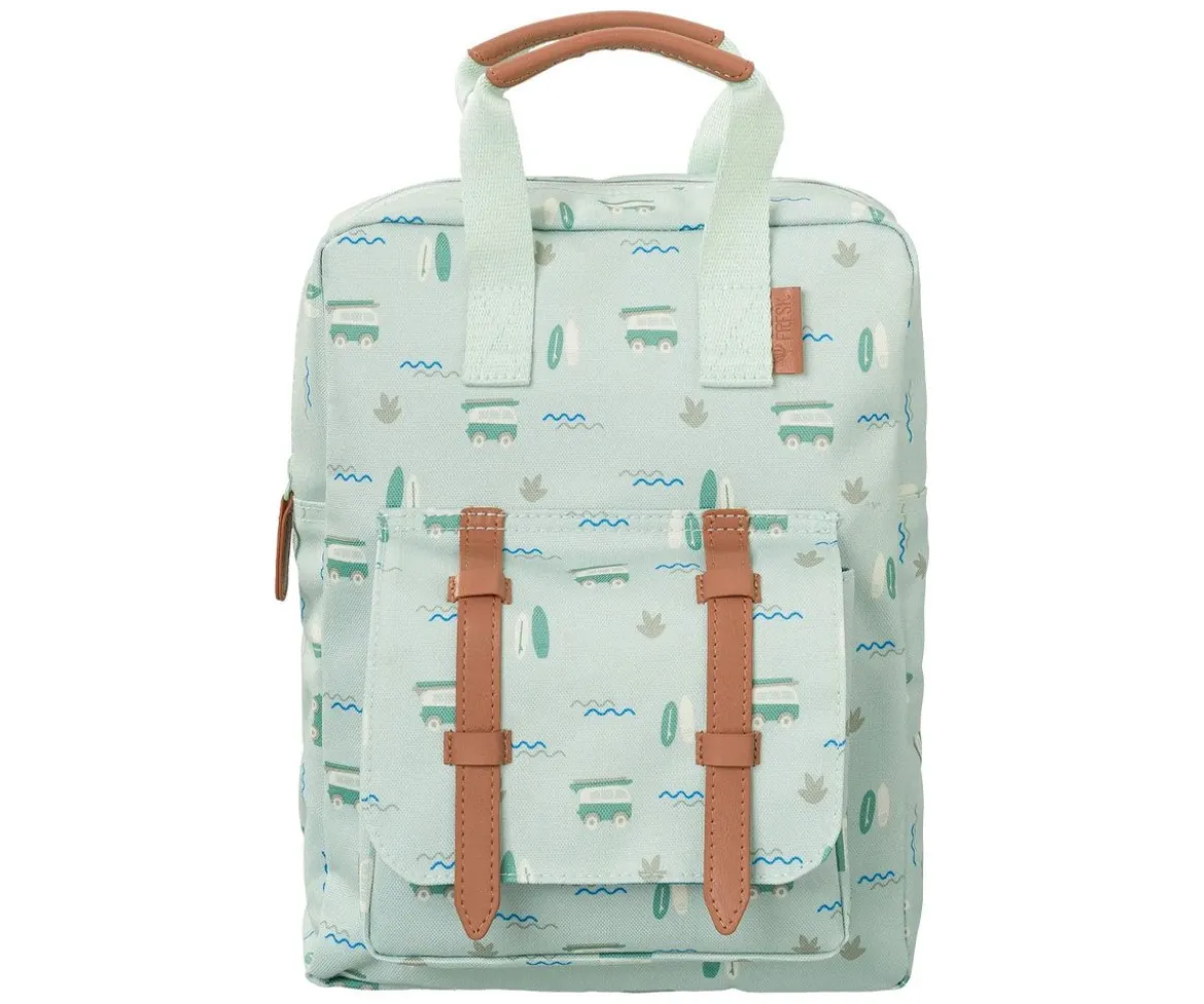 Mochila Colegio Surf Azul Personalizable