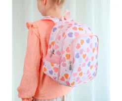 Mochila con Bolsillo Térmico Corazones