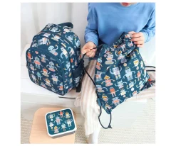 Mochila con Bolsillo Térmico Robots