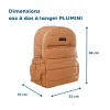 Mochila con Cambiador Plumini para Bebés Ocre