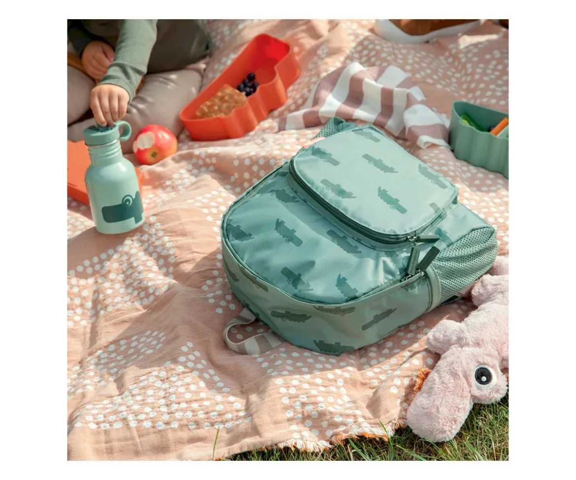 Mochila Croco Green Personalizable