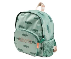 Mochila Croco Green Personalizable