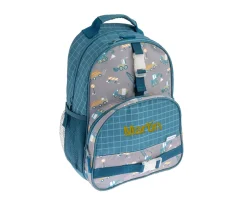 Mochila Escolar All Over Construction Personalizable