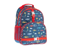 Mochila Escolar All Over Vehículos Personalizable