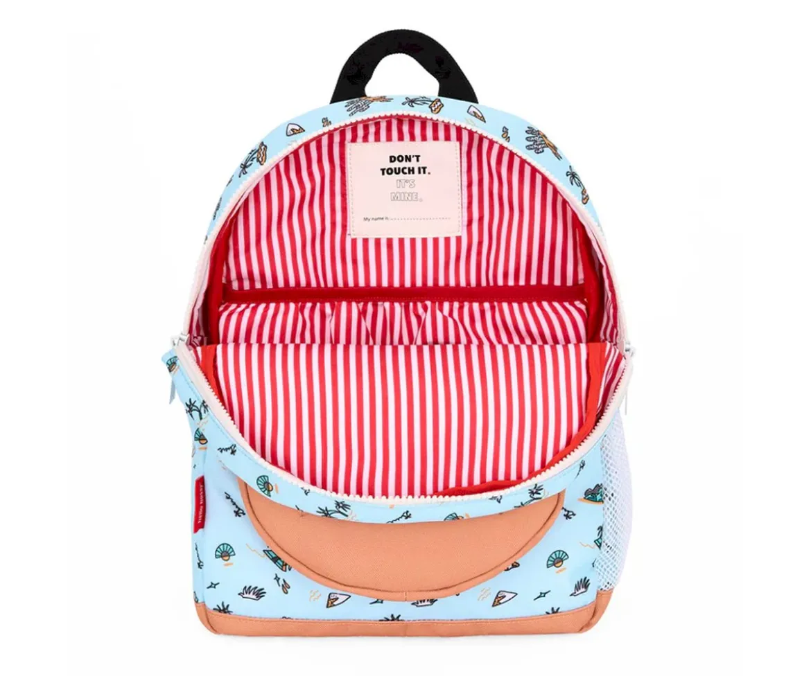 Mochila Escolar Blue Island Personalizable