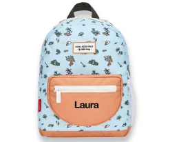 Mochila Escolar Blue Island Personalizable