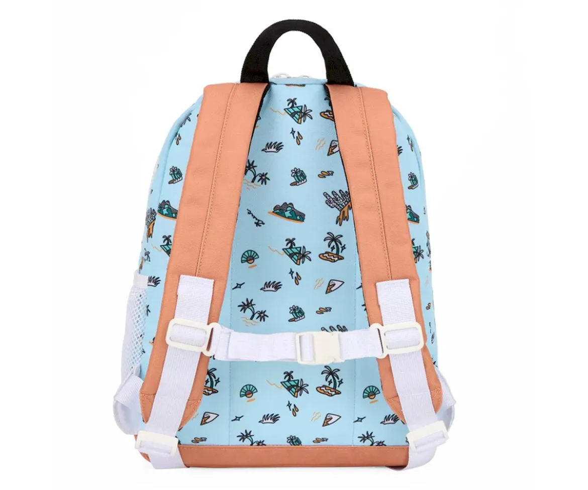 Mochila Escolar Blue Island Personalizable
