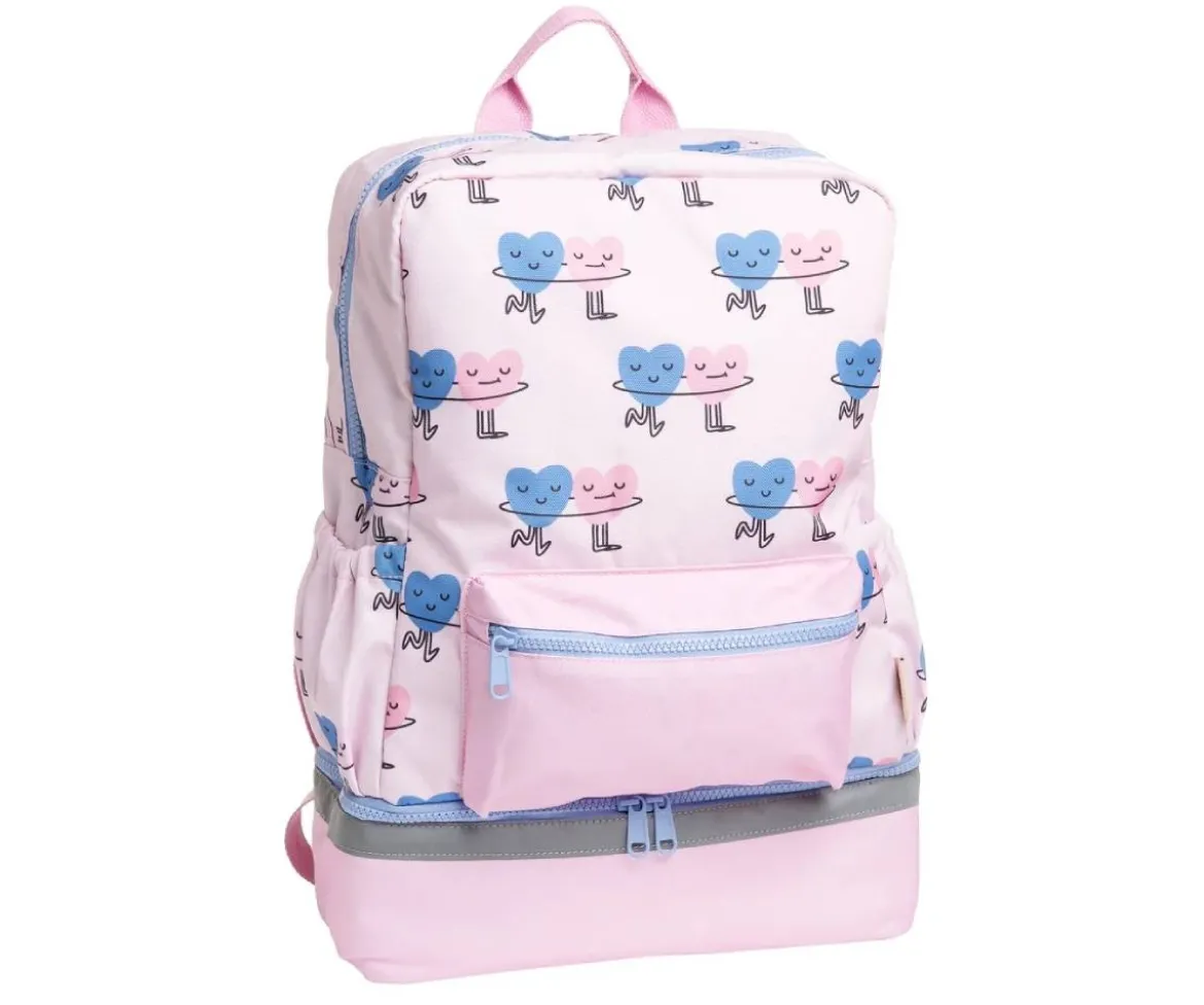 Mochila Escolar con Compartimento Térmico Dancing Hearts