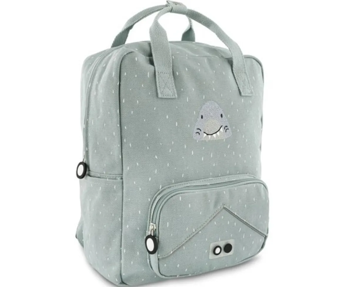 Mochila Escolar Grande Mr. Shark con Llavero Personalizado