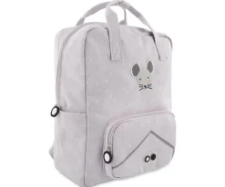 Mochila Escolar Grande Mrs. Mouse con Llavero Personalizado