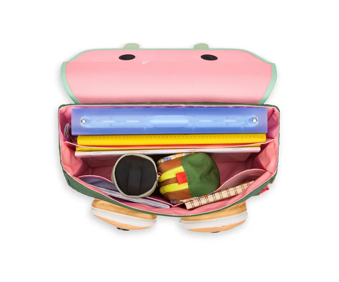 Mochila Escolar Mini Solapa Bubblegum