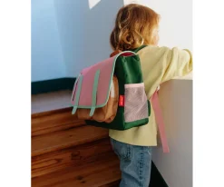 Mochila Escolar Mini Solapa Bubblegum