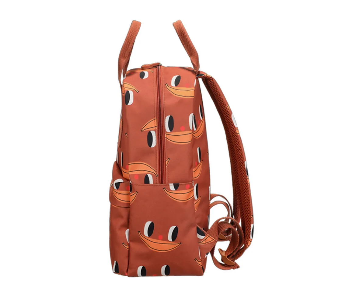 Mochila Escolar Ole Mediana Personalizable Charlotte Janvier Banana