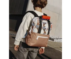 Mochila Escolar Patchwork