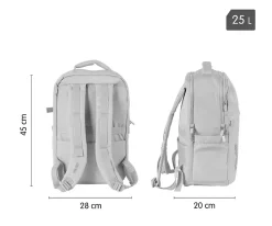 Mochila Escolar Shadow Gris Personalizable